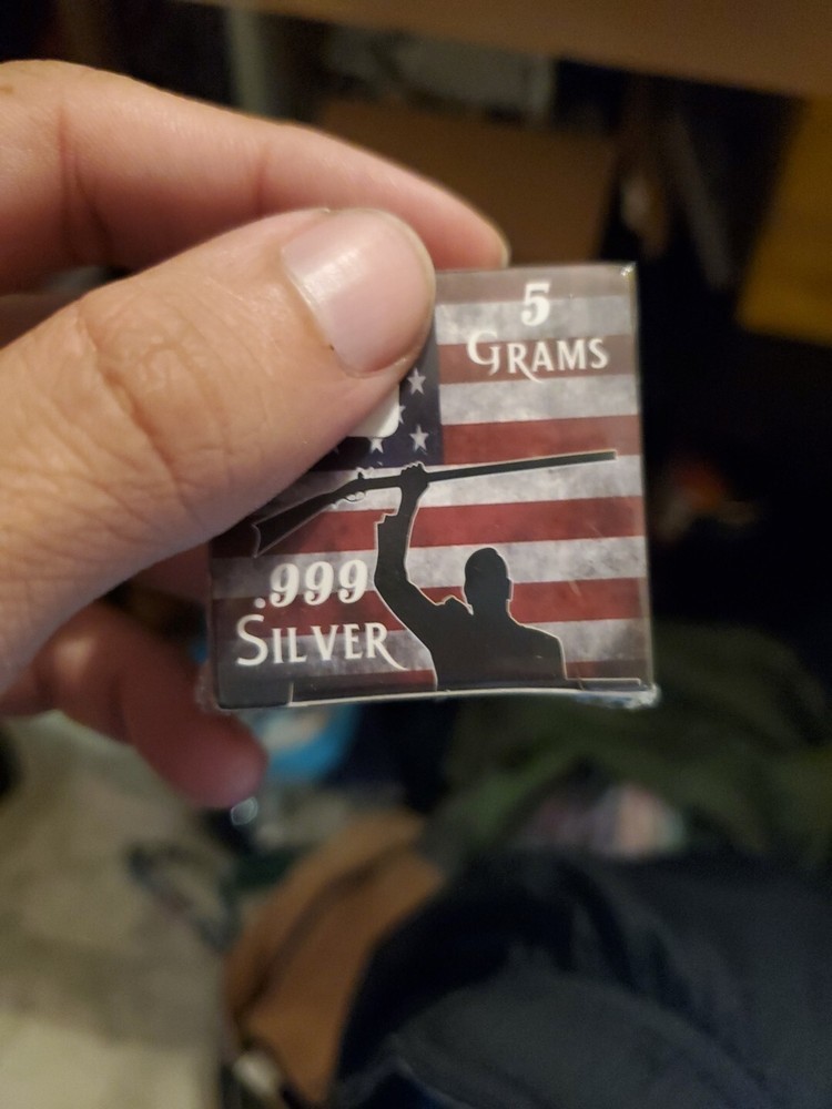 5g .999 Fine Silver Cold Dead Hands Bar Limited New In Box Buy Now