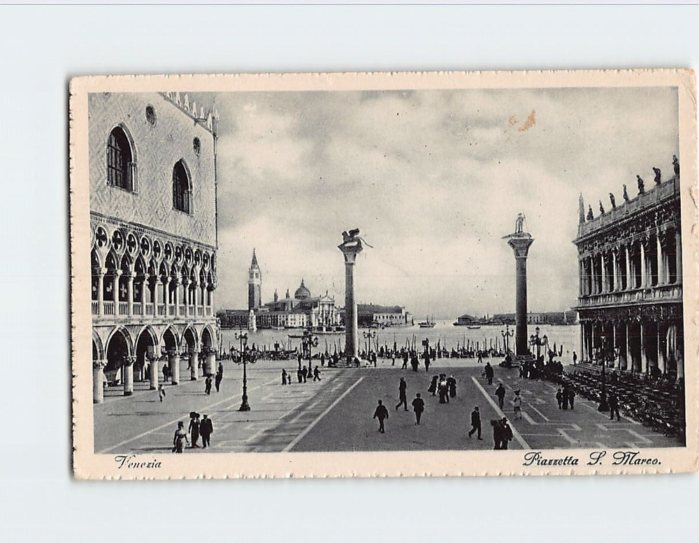 Postcard Piazzetta S. Marco Venice Italy