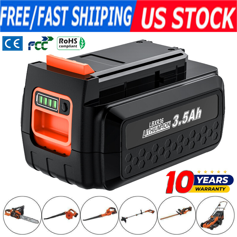 40V 3.5Ah Max Lithium Battery for Black+Decker LBX2040 LBXR36 LBX36