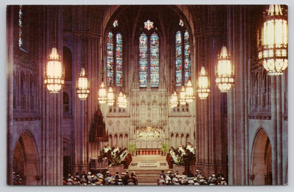 East Liberty Presbyterian Church Pittsburgh PA Chrome Postcard