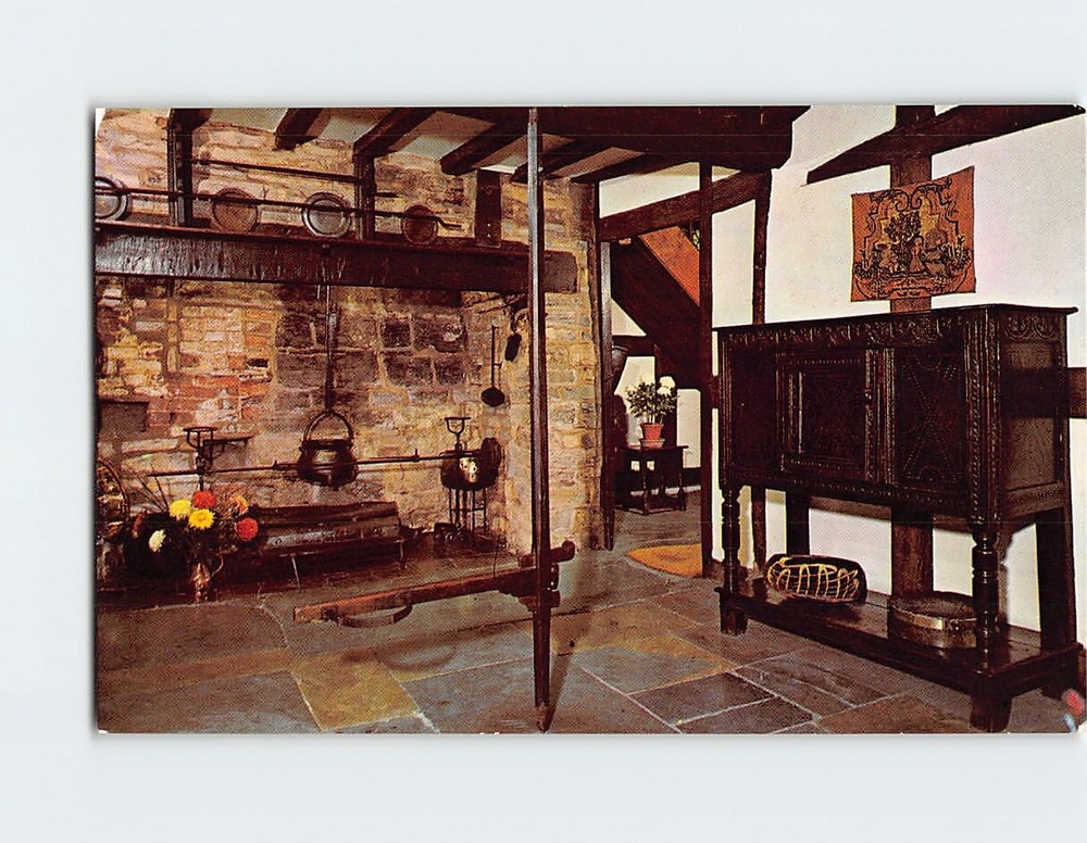 Postcard The Kitchen Shakespeare's Birthplace England