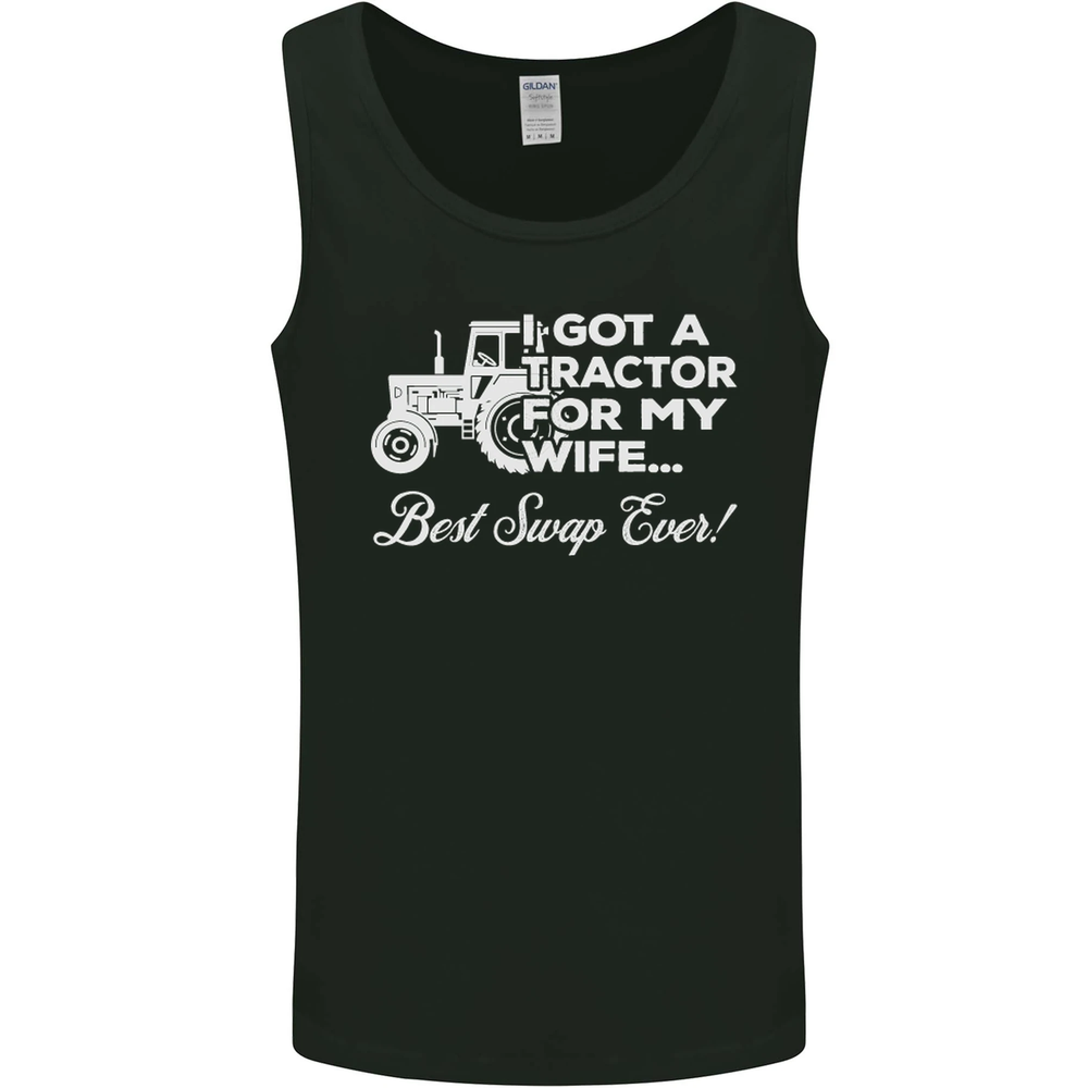 Tractor Wife Swap Farmer Vest Tank Top for Men  