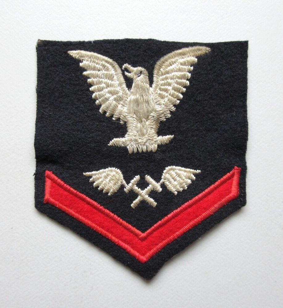 U.S. NAVY 3RD CLASS PETTY OFFICER AVIATION STRUCTURAL MECHANIC RANK PATCH
