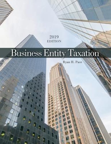 Business Entity Taxation by Ryan Pace: New