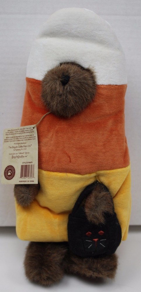 Boyds Bear 11 inch Cornelius Candy Corn Plush Bear NWT