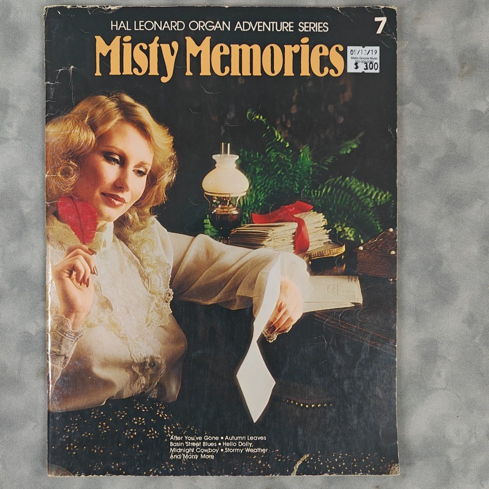 1979 Hal Leonard Misty Memories Organ Adventure Series Vol 7 Carl Elmer Songbook