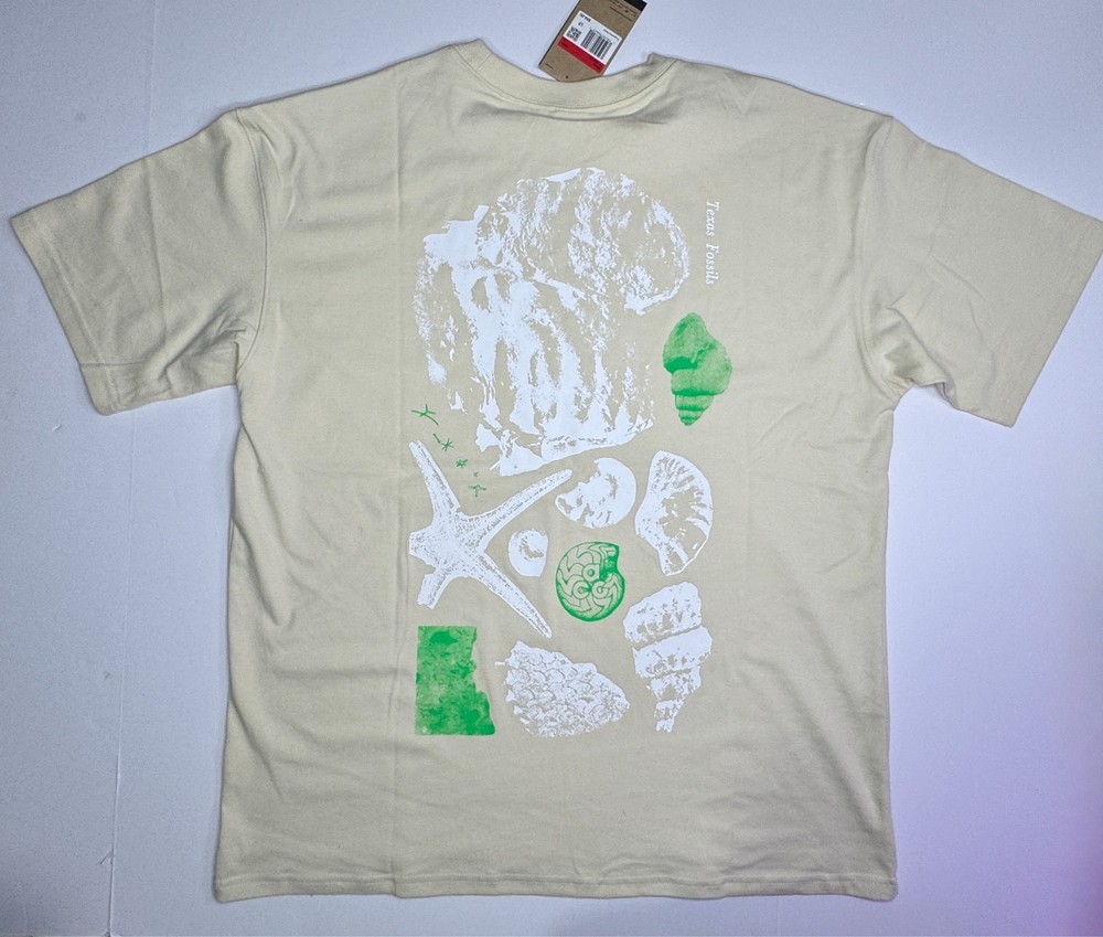 Nike ACG Dri-FIT Loose Fit Beige Texas Fossils Graphic T-Shirt Large HV1296-229