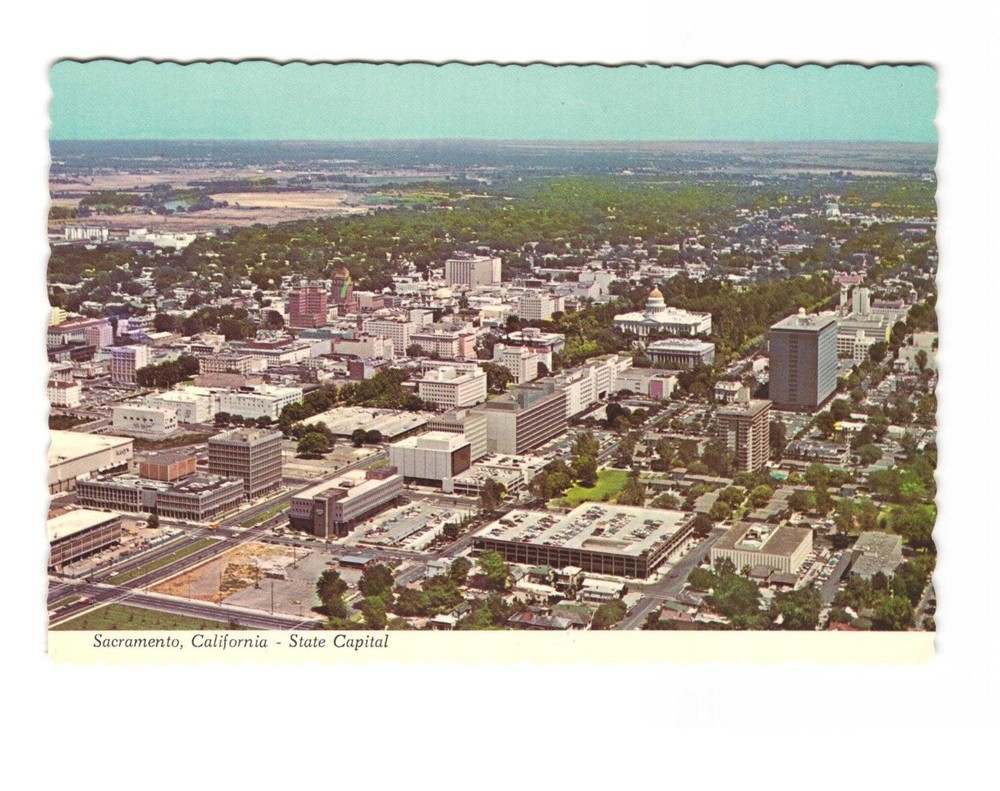 Sacramento CA state capital vintage postcard unposted