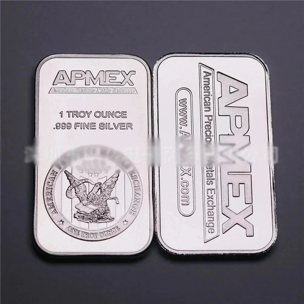 APMEX 1 oz Silver Plated Bar Fine Sealed American Precious Metals