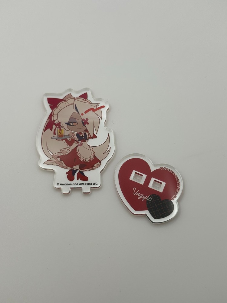 Hazbin Hotel Official Maid and Butler Cafe Vaggie Mini Chibi Acrylic Standee