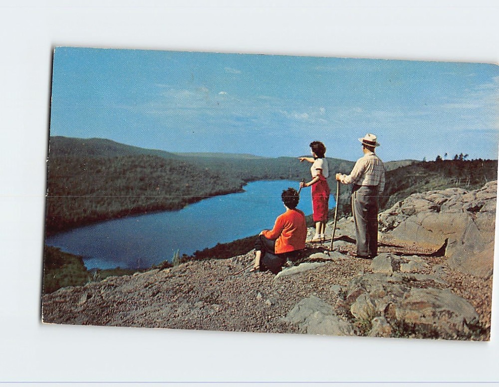 Postcard Lake of the Clouds Porcupine Mountains Michigan USA