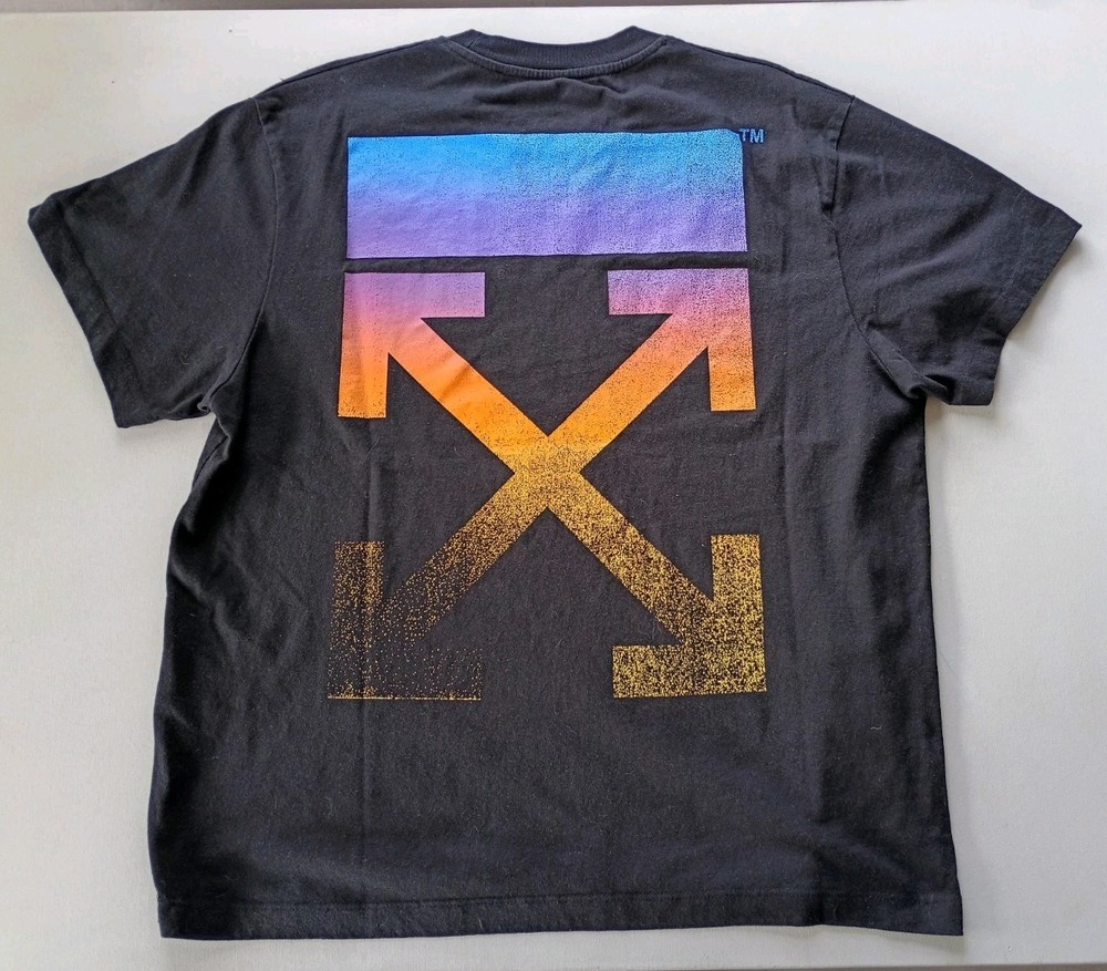 Virgil Abloh Off White 2013 Degrade Arrow T Shirt Men's Size L