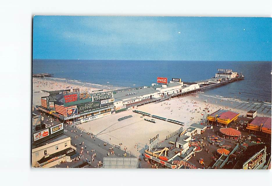 Postcard Steel Pier Atlantic City New Jersey USA North America