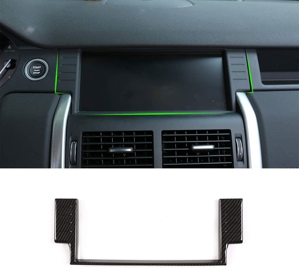For Land Rover Discovery Sport ABS Carbon GPS Navigation Box Frame Trim 2015-19