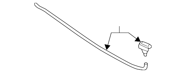 Genuine OEM Windshield Washer Nozzle for Nissan 289331HB1A