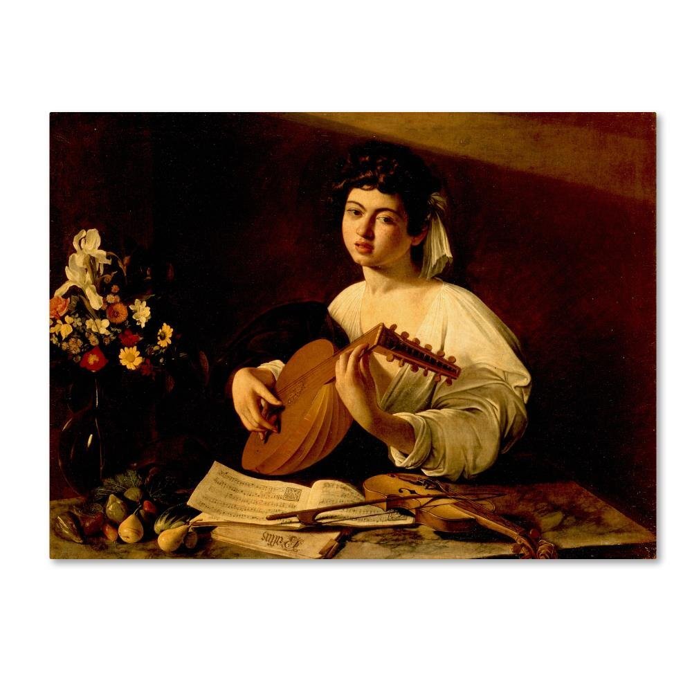 The Lute Player Wall Decor, 24x32