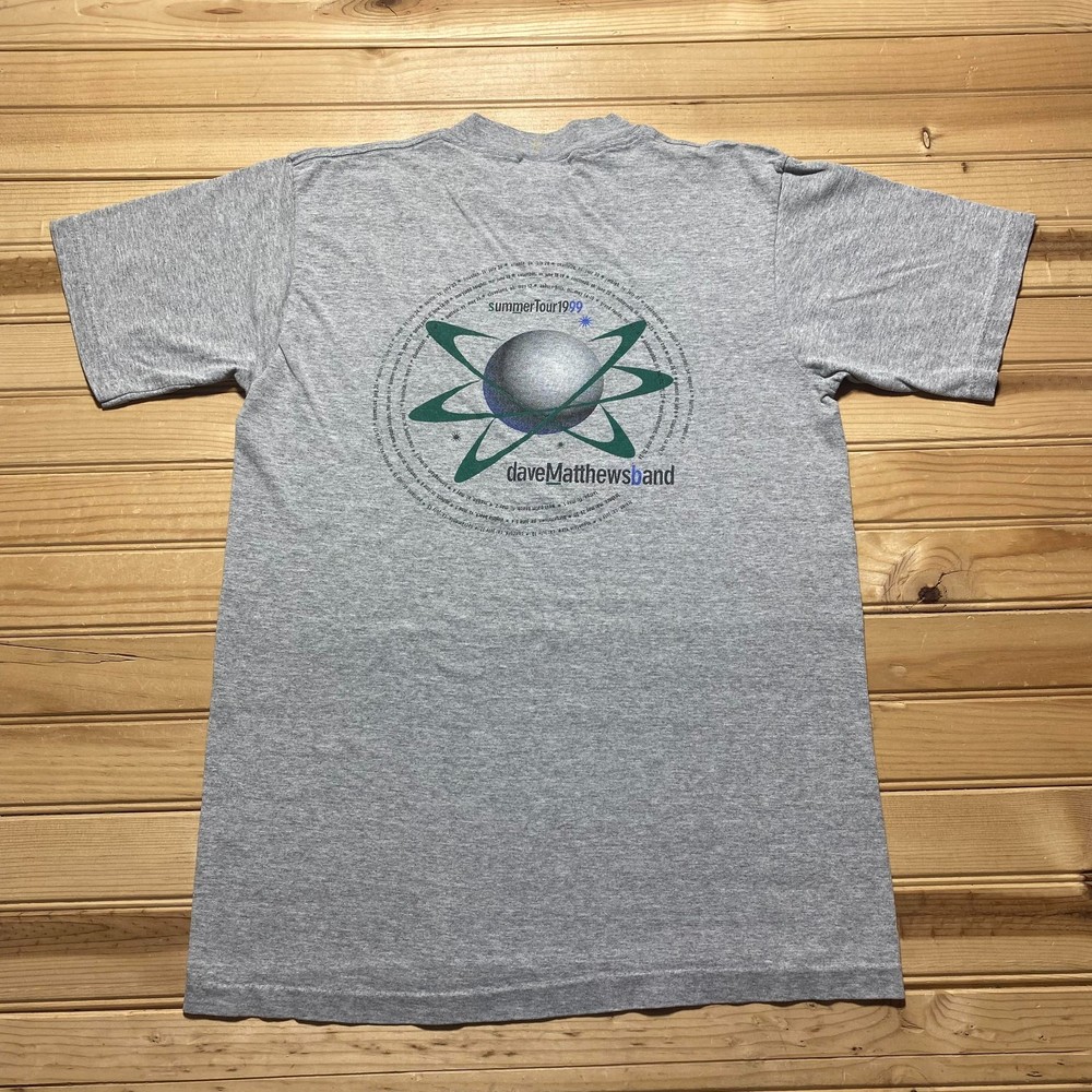 Vintage 1999 Dave Matthews Band Summer Tour Concert Graphic T-Shirt USA - Medium