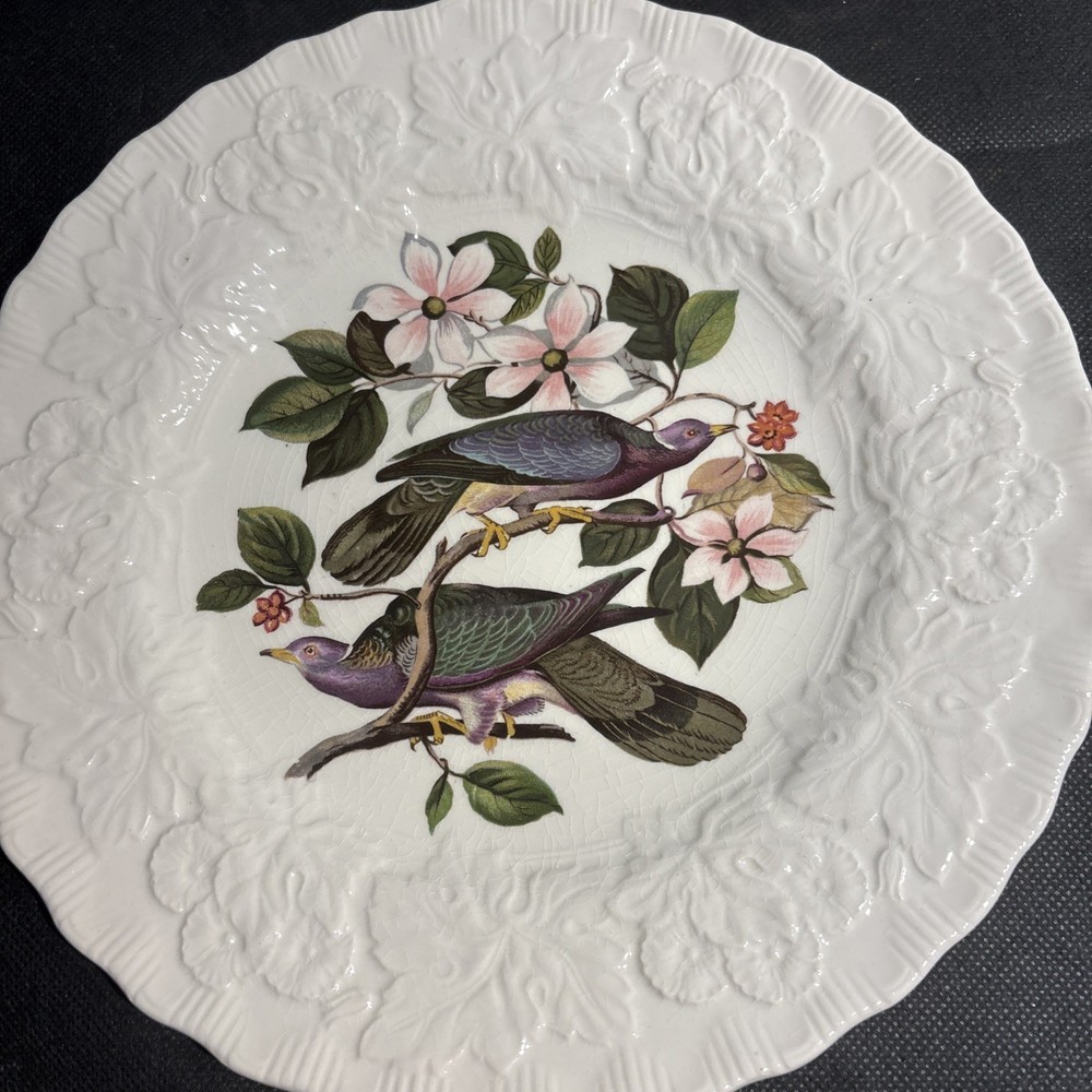 Vtg Alfred Meakin England Birds Of America 9” Plate