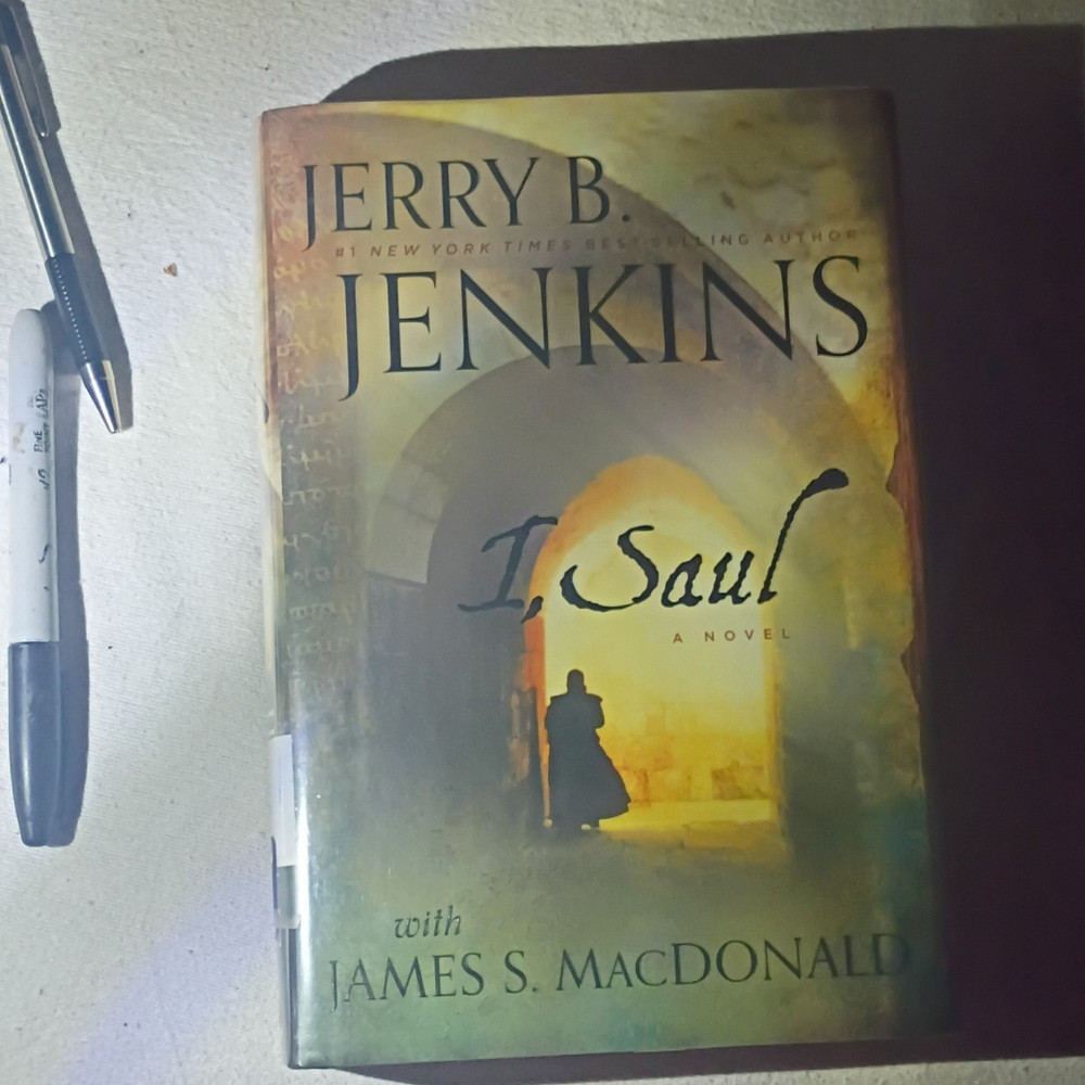 Jerry B. Jenkins I, Saul Hardcover Novel, Worthy, Christian Fiction, DJ