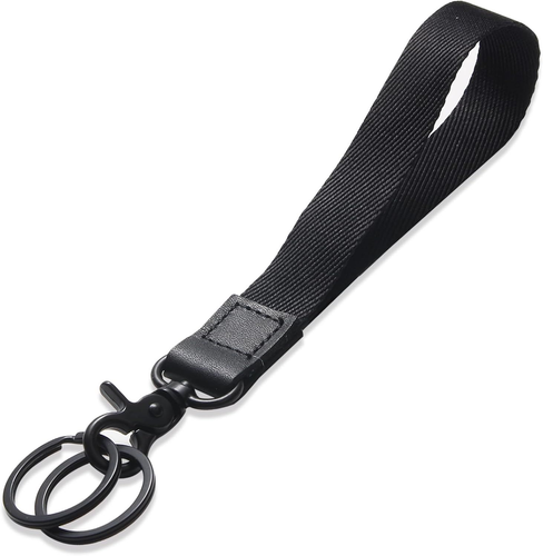 XCHIN Hand Wrist Lanyard Key Chain Holder, Black Medium, 1 Pcs-all