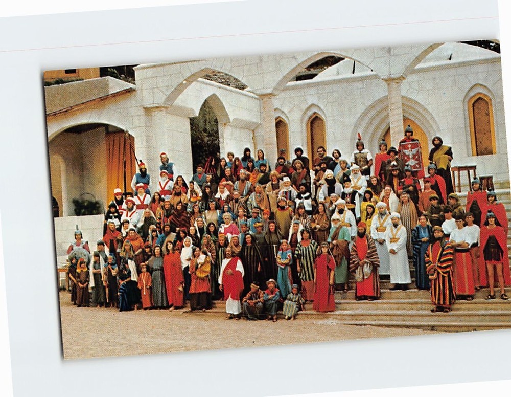 Postcard Actors in The Great Passion Play Eureka Springs Arkansas USA