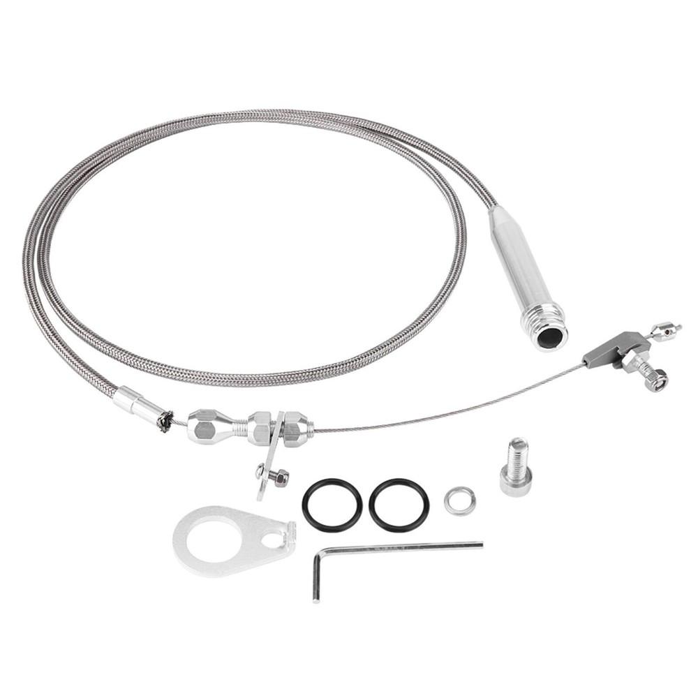 700R4 Braided Kickdown Cable Transmission Detent for all GM CHEVY PONTIAC