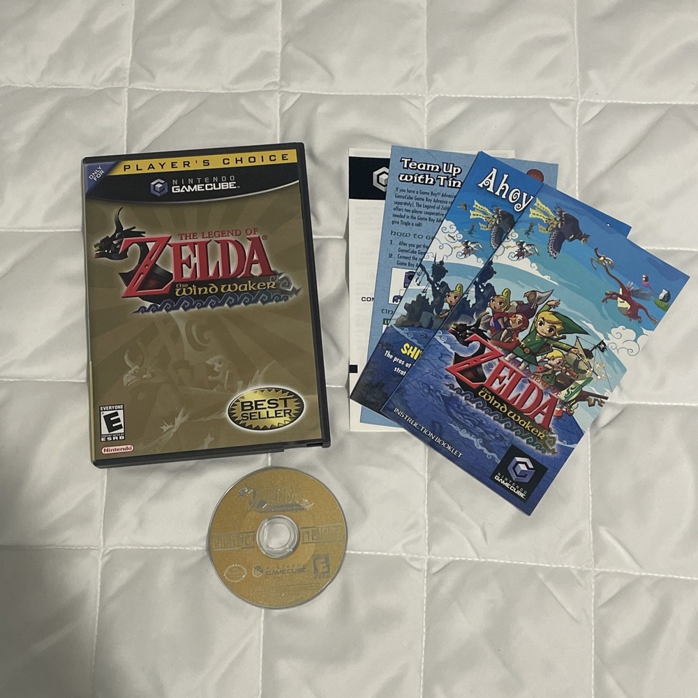 The Legend of Zelda Wind Waker Nintendo GameCube Complete CIB Player's Choice