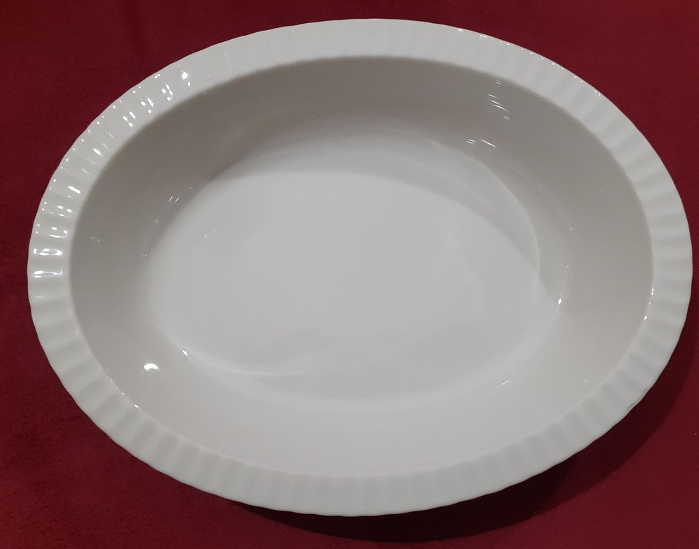 Lenox USA Temple Off White Oval Vegetable Serving Bowl