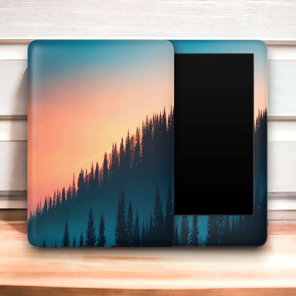 Forest Silhouette Kindle Skin Vinyl Wrap for All Kindle Models