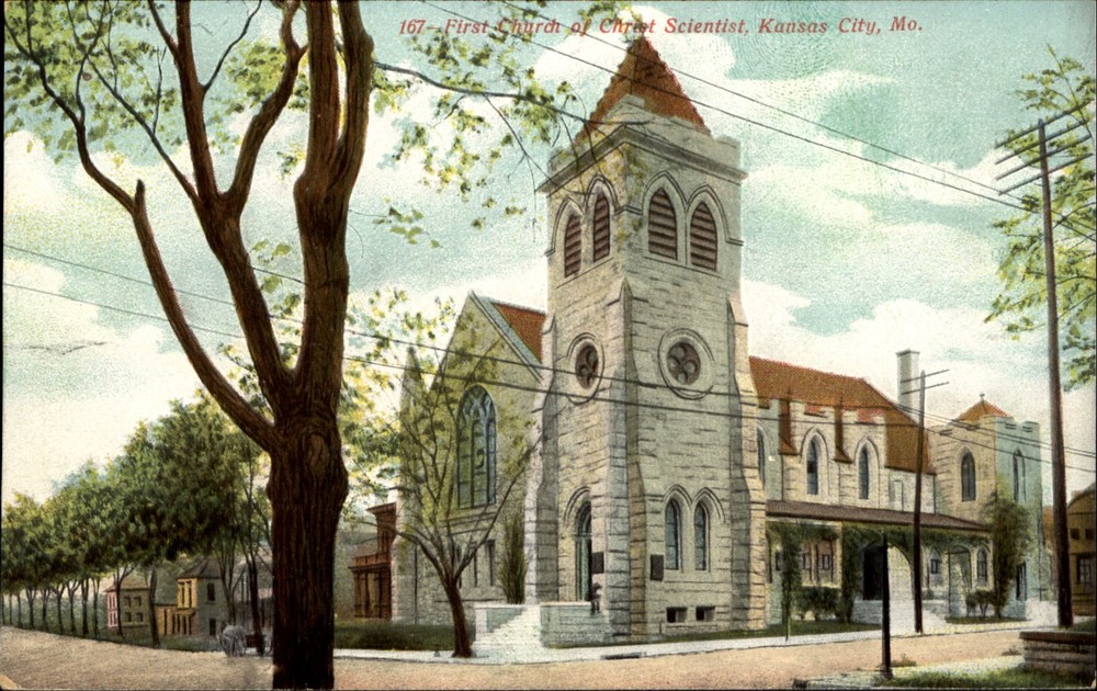 First Church of Christ Scientist Kansas City Missouri MO ~ c1910