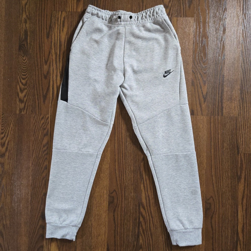 Gray Nike Tech Sweatpants comfortable athletic fleece joggers - Unisex Medium