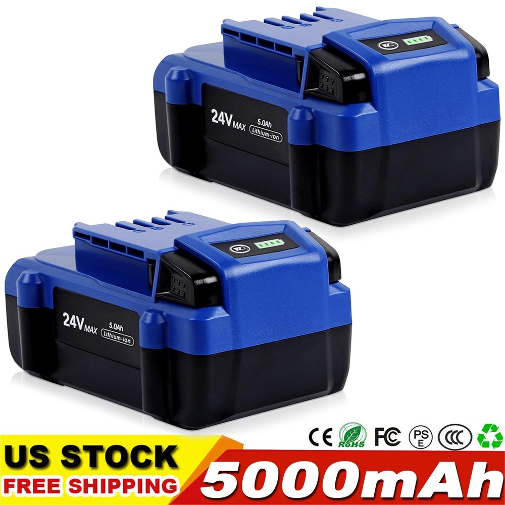 2X For 24V Max 5Ah Lithium Battery KB624-03 KB524-03 KB424-03 1051230 Power Tool