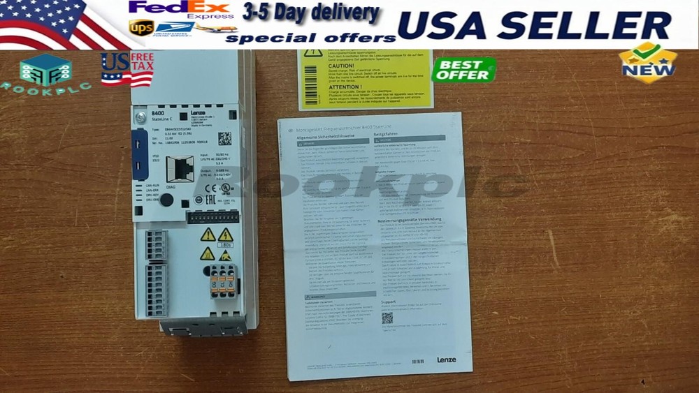 Lenze 8400 StateLine C inverter 0.55 Kw. - Type: E84AVSCE5512SX0 - Brand New .