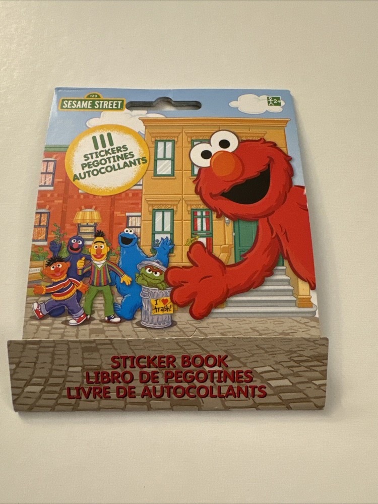 New Sesame Street Stickers Sticker Book Elmo Bert Ernie E4