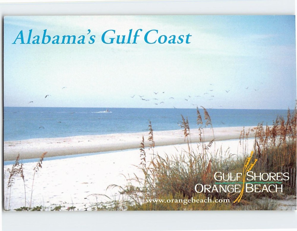 Postcard Gulf Shores Orange Beach Alabama USA