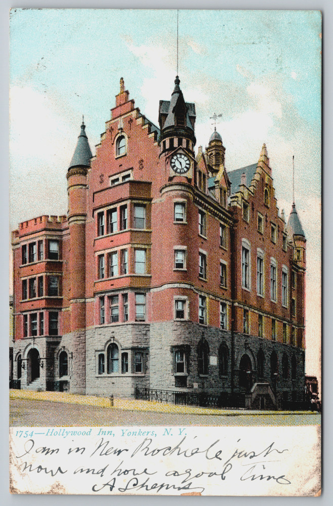 Postcard, Hollywood Inn, Yonkers, New York, NY