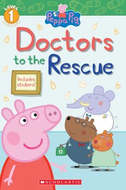 Doctors to the Rescue Peppa Pig: Level 1 Reader Paperback MereditFree US Delivery | ISBN:1338307622