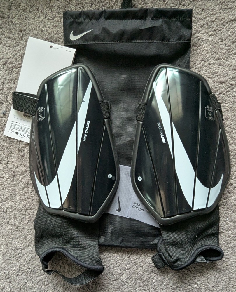 Nike Charge Shin Guards Adult Unisex Sizes Large | XL Black