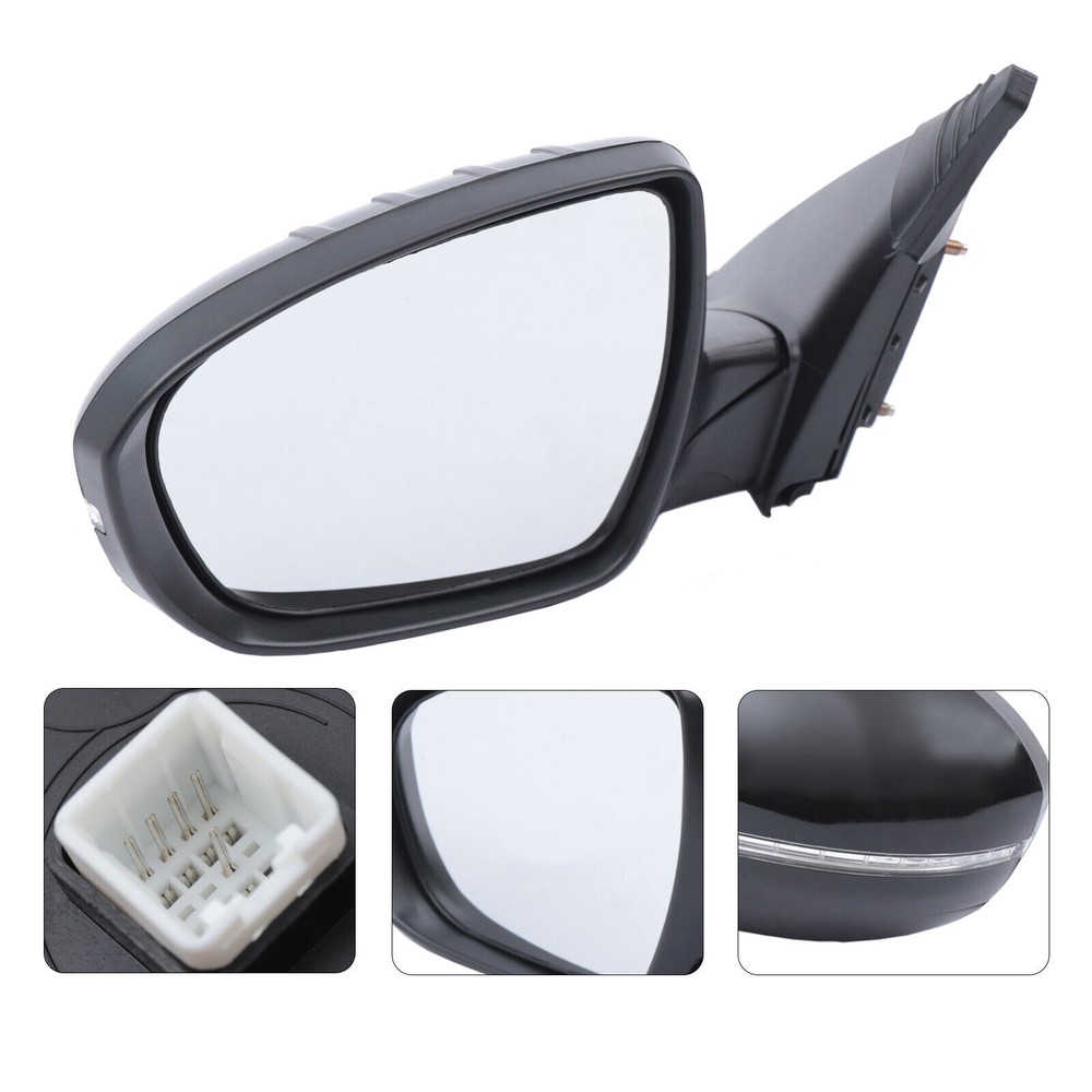 Mirror Manual Folding with Turn Signal for 2011-2013 Kia Optima Left Driver Side