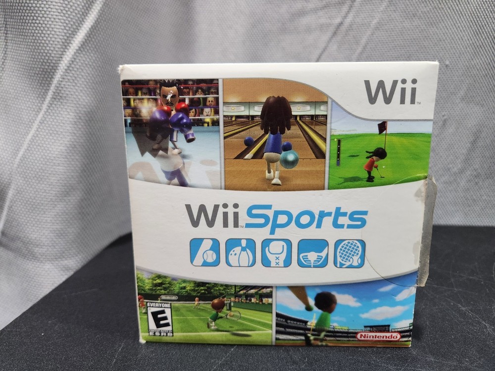 Wii Sports (Nintendo Wii) Cardboard Sleeve CIB Complete Tested And Working