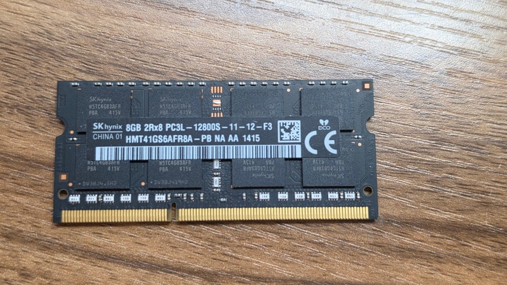 SK Hynix 8GB PC3L-12800S Laptop Memory HMT41GS6AFR8A-PB SO-DIMM *A212