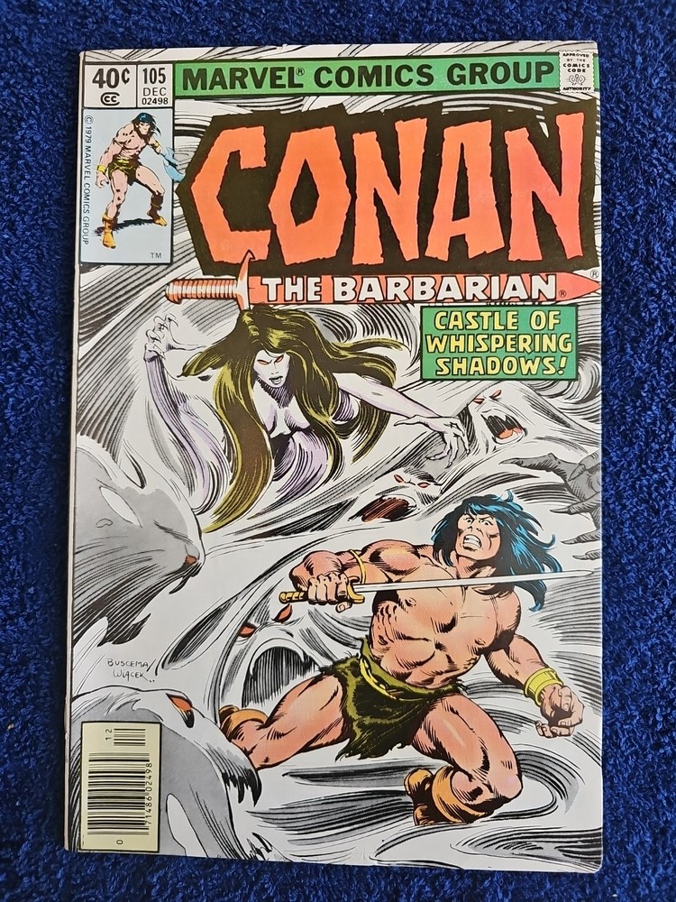 CONAN the BARBARIAN #105! Whispering Shadows! Roy THOMAS John BUSCEMA (Dec 1979)