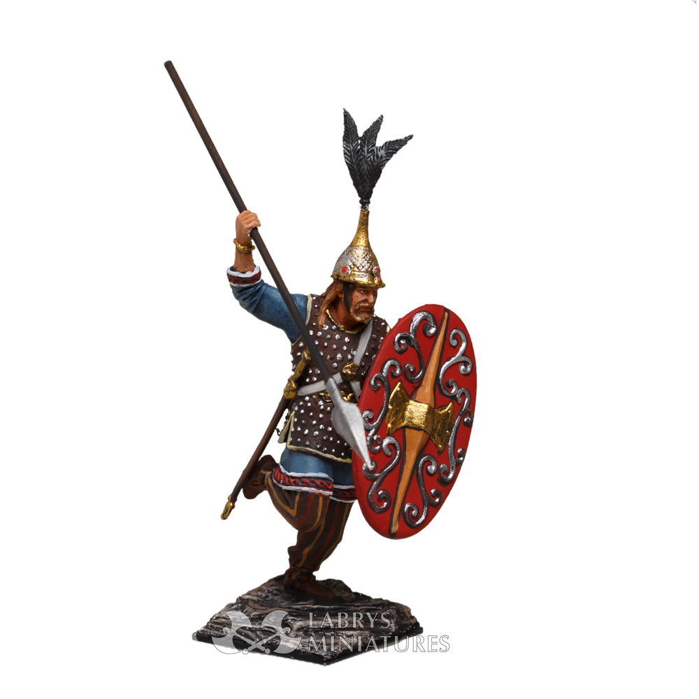 Celtic warrior Enemies of Rome 54mm Painted Tin Soldier | Souvenir