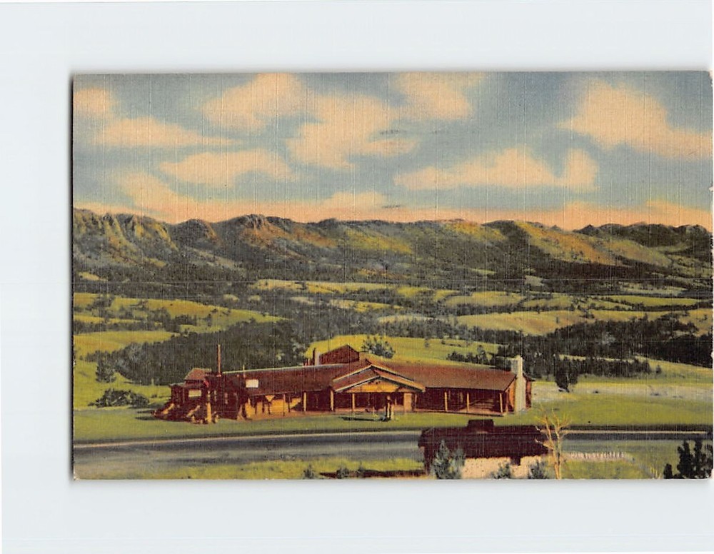 Postcard Summit Tavern And Panorama From The Top Of Sherman Hill Wyoming USA