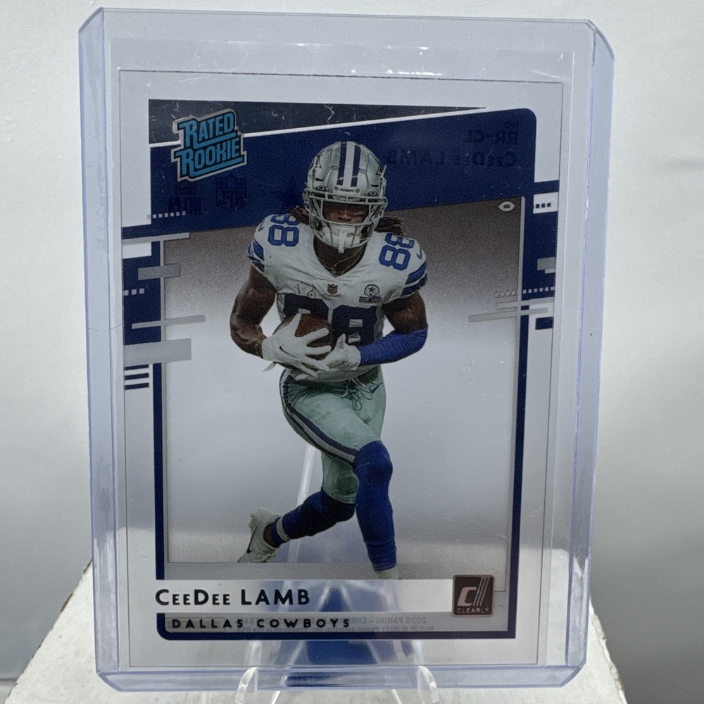 2020 Panini Chronicles - Clearly Donruss Rated Rookie CeeDee Lamb #RR-CL (RC)