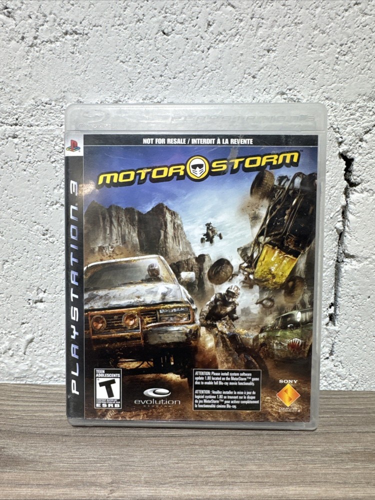PlayStation 3 PS3 Game Motor Storm CIB Complete In Box