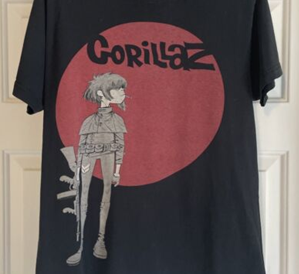 VTG Gorillaz band black shirt short sleeve All sizes S to 45Xl JJ5896