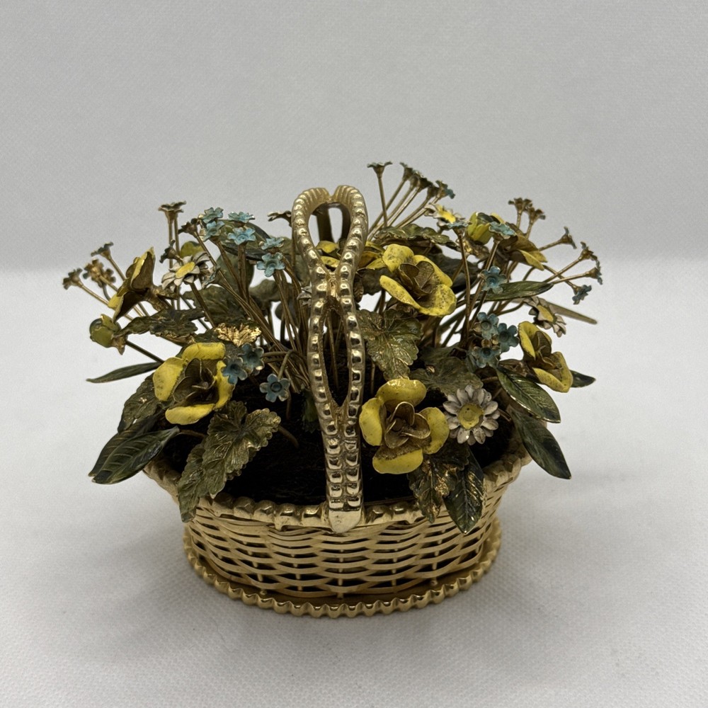 Vintage Gorham Jane Hutcheson Metal Fleurs des Siecles 3½