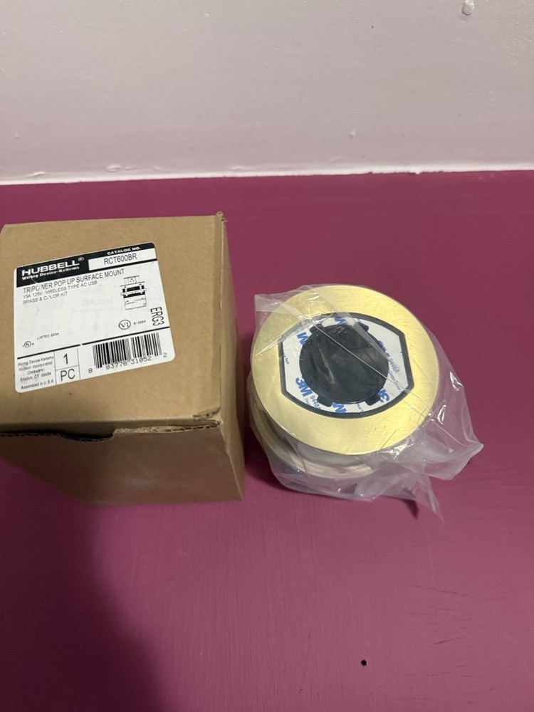 Hubbell RCT6O0br TriPower Pop-Up Surface Mount