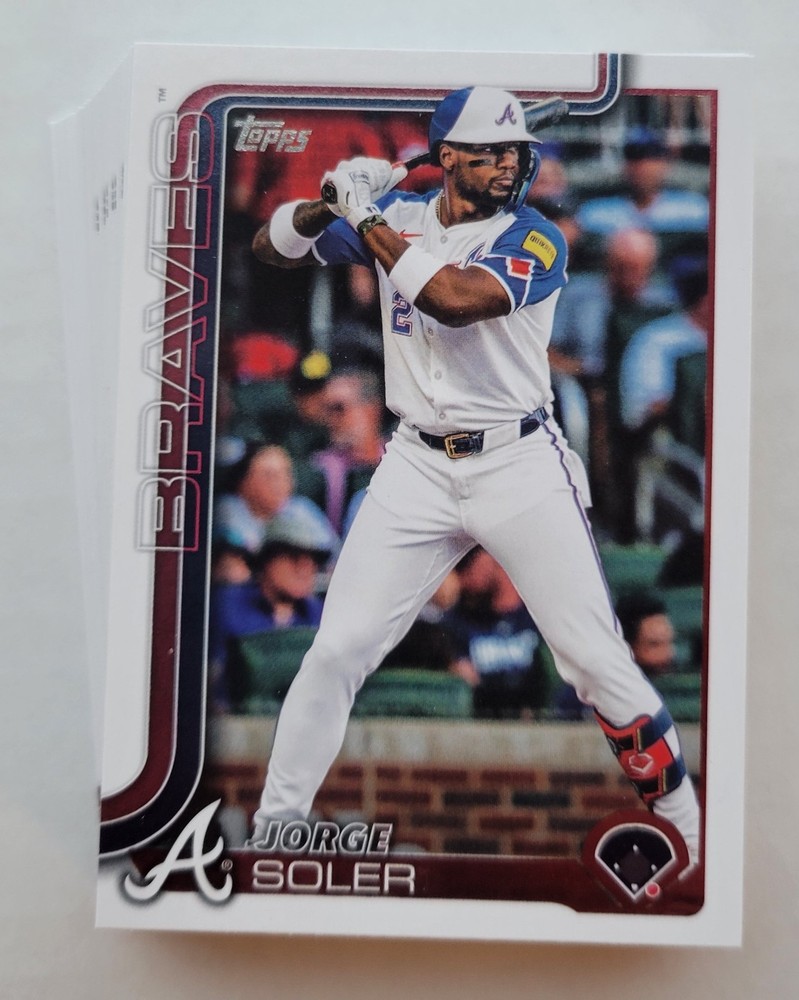 2025 Topps Baseball - Atlanta Braves Team Set with Update Series (39 Cards)